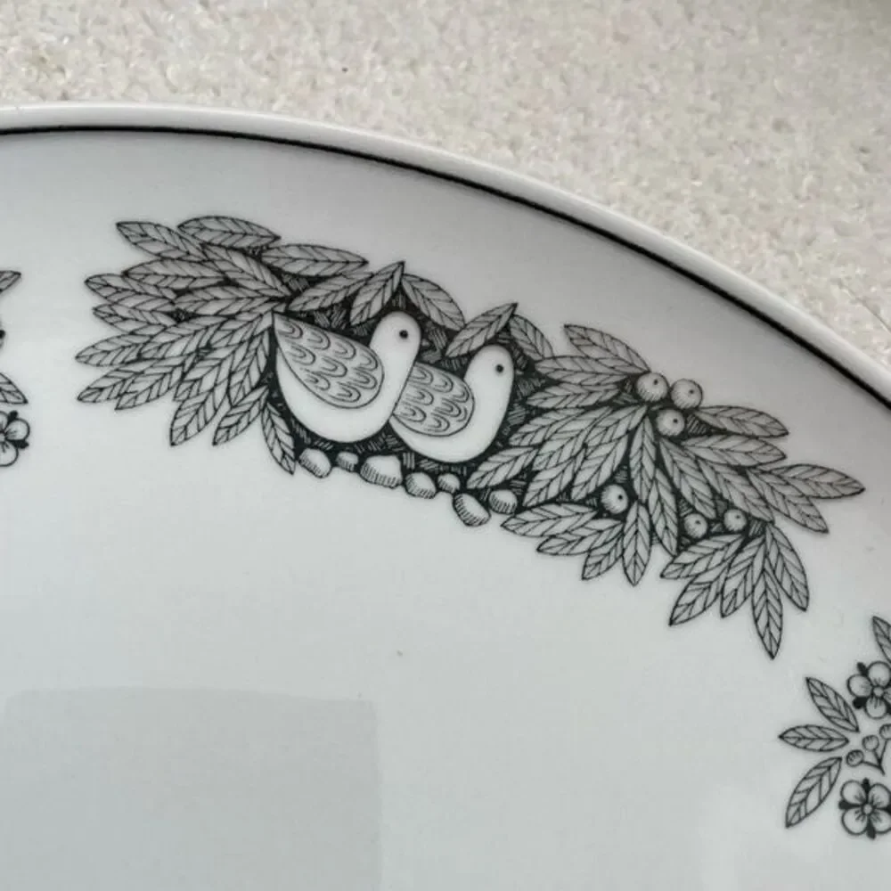 Franciscan Bird n Hand MCM Partridge Dinner Plates 10.25”